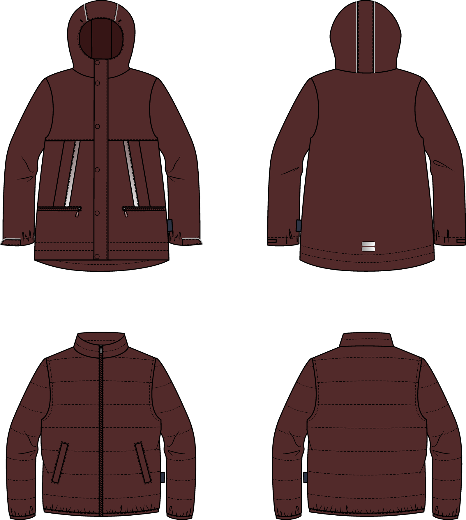 3M Insulated Detachable Collegiate Jacket