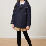 3M Insulated Detachable Collegiate Jacket-Navy + Orange / Navy