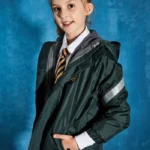 British Academy Detachable Jacket-Dark Green/Grey