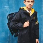 British Academy Detachable Jacket-Navy Blue/ Yellow