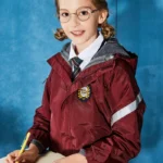 British Academy Detachable Jacket-Wine Red/Grey