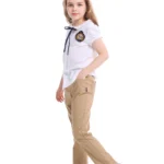 British Academy Girls’ Twill Long Pants
