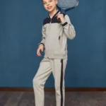 British Academy Knit Sportswear-Light Gray