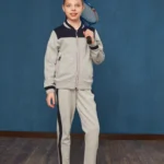 British Academy Knit Sportswear-Light Gray