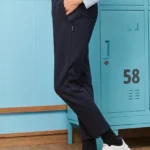 British Academy-Style Joggers-Navy Blue