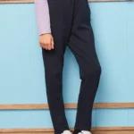 British Academy-Style Joggers-Navy Blue