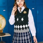 British College Argyle Vest