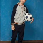 British college knitted sports suit