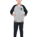 British college knitted sports suit