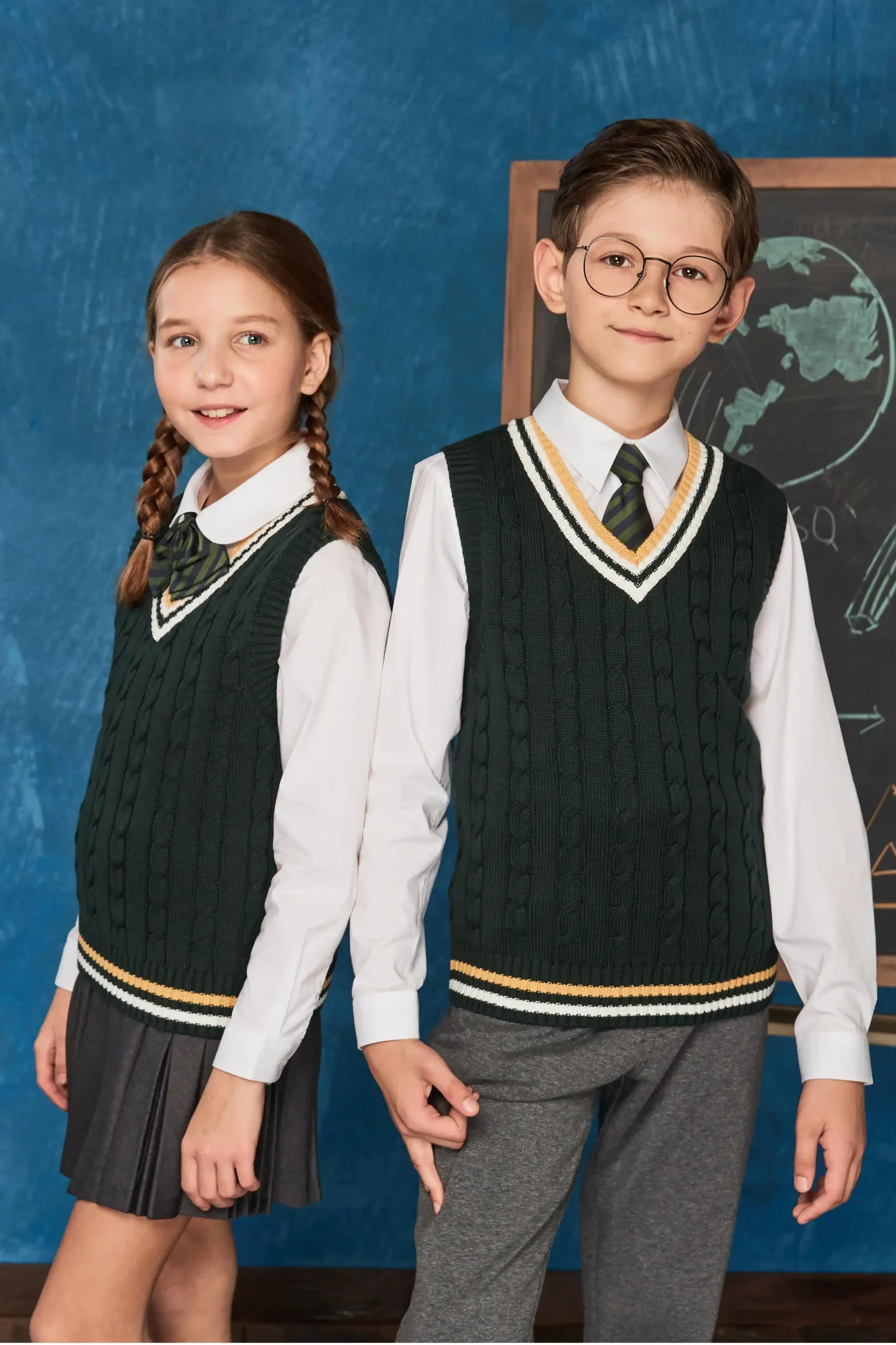 British College Cotton Vest