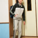 British Collegiate Sport Set-Dark Green / Light Heather Grey