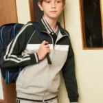 British Collegiate Sport Set-Dark Green / Light Heather Grey