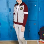 British Collegiate Sportswear-Light Gray & Maroon