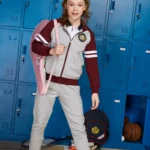 British Collegiate Sportswear-Light Gray & Maroon