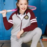 British Collegiate Sportswear-Light Gray & Maroon