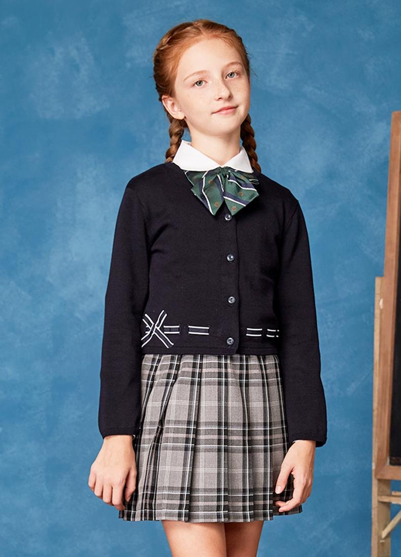 Campus-Inspired Plaid Pleated Skirt