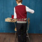 Collegiate Argyle Vest