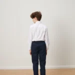 British Academy Boys’ Wrinkle-Resistant Long-Sleeved Shirt