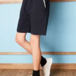 Preppy British Knit Athletic Set-Navy