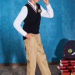 Preppy Cotton Sweater Vest