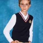 Preppy Cotton Sweater Vest